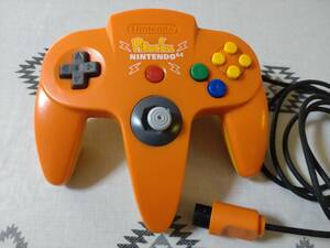 # prompt decision 2980 jpy # nintendo 64 controller Pikachu orange # quick shipping #
