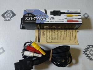 # prompt decision 1480 jpy # Game Cube stereo AV cable SHVC-008 box opinion equipped beautiful goods # quick shipping #