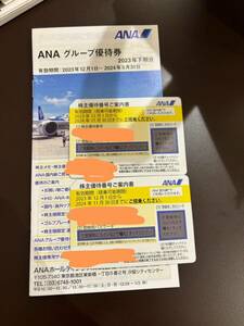 ANA株主優待券　2枚