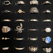 指輪 おまとめ セット リング ring ゴールド シルバー アクセサリー 真珠 天然石 パール カラーストーン jewelry accessory 宝石 vintage_画像6