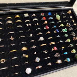 指輪 おまとめ セット リング ring ゴールド シルバー アクセサリー 真珠 天然石 パール カラーストーン jewelry accessory 宝石 silver