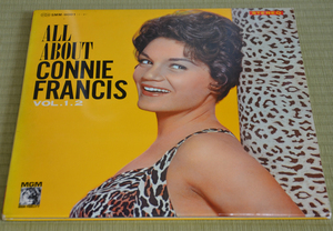 ♪♪CONNIE FRANCIS （コニー・フランシス）　LP　「ALL ABOUT CONNIE FRANCIS」