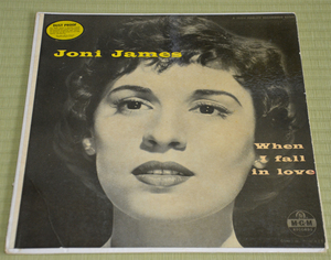 ♪♪JONI JAMES LP 「When I Fall In Love」(USA盤)