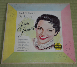 ♪♪JONI JAMES LP 「LET THERE BE LOVE」(10インチ、USA盤)