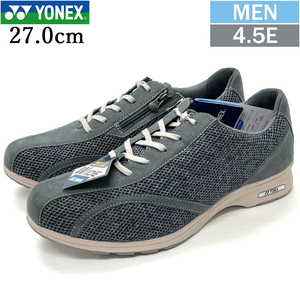  перевод есть!!M30AW серый 27.0cm Yonex YONEX энергия подушка прогулочные туфли мужской обувь широкий широкий 4.5E застежка-молния 052916