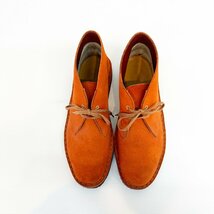 英国製 Clarks クラークス スエード チャッカブーツ サイズ8E Is4-48_画像2