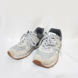 new balance 25cm　Dワイズ　ML574GRA グレー　スニーカー　ニューバランス　I5-122