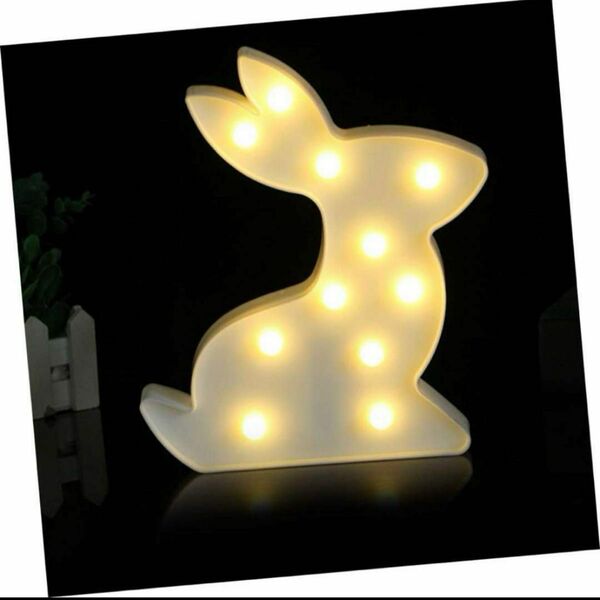 バニー ウサギ　バニーナイトライト ベッド LEDライト デスクランプ イルミネーションライト ライト LEDキャンドルライト