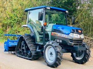 ＃＃群馬Prefecture桐生市＃＃イセキ TractorAT33 ☆4WD ☆Power steering☆hours719☆ Air conditionerキャビン☆33馬力☆ラジオ☆ロータリー　イセキ　RAT18