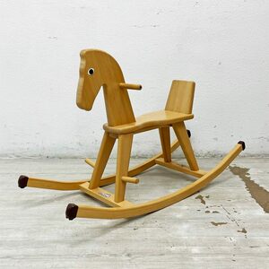 *goita-Geuther locking hose wooden horse Germany bo- flannel ndo handling . toy for riding 