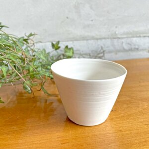 ! black rice field . warehouse white porcelain large sake cup sake cup free cup ceramics present-day author Φ7cm B