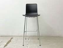 ● ヴィトラ Vitra ハル HAL RE スツール ハイ RE Stool High ジャスパー・モリソン Jasper Morrison カウンターチェア ディープブラック B_画像2