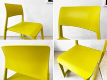 ★ ヴィトラ Vitra ティプトン Tipton ダイニングチェア スタッキングチェア チルト機能 ロッキングチェア マスタード_画像5