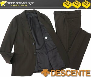 1109●DESCENTE デサント●7750　新品 【カジュアル過ぎない新しい着こなし】 スタイリッシュ ストレッチスーツ　ブラウン系/A5