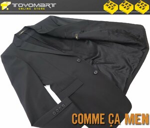 2143●コムサメン COMME CA MEN●新品　GP07 【SHEATHモデル】 ストレッチジャケット　ブラック/48　定価47300円