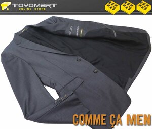 2144●コムサメン COMME CA MEN●新品　GW06 【SHEATHモデル】 ストレッチ ウールジャケット　グレー/50　定価50600円　訳あり