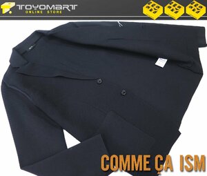 5016●コムサイズム COMME CA ISM●新品　KW11　ニットジャケット　ネイビー/S　定価10780円