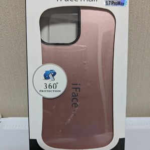 iPhone 13 Pro Max ケース カバー アイフェイス ローズゴールド ピンク 耐衝撃