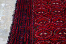 ￥30,000→￥20,000 スペシャル価格 155×97cm 手織り 絨毯 カーペット ヴィンテージ ラグ ペルシャ絨毯 アウトレット_画像6
