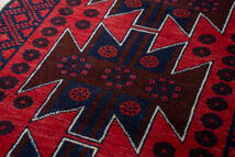 ￥26,000→￥16,000 スペシャル価格 138×86cm トライバルラグ 手織り 絨毯 カーペット ヴィンテージ ラグ ペルシャ絨毯 アウトレット_画像3