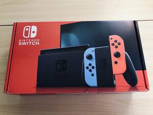 070(8-43) 1円スタート Nintendo Switch ニンテンドー スイッチ 本体 新型 ネオンブルー レッド 動作確認/初期化済み