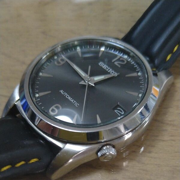 セイコー SEIKO 自動巻 7002−8000AZ AUTOMATIC 黒文字盤 良品！