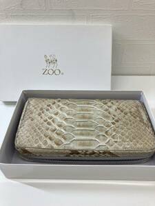 ZOO 象革製 長財布 ZLW-121 箱付き　WH　白　ホワイト　ベアーウォレット　9