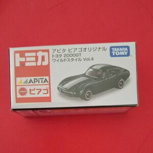 ミニカー 1/59 トヨタ 2000GT (ダークグリーン×ホワイト) 「トミカ ワイルドスタイル Vol.4」 アピタ ピアゴ 