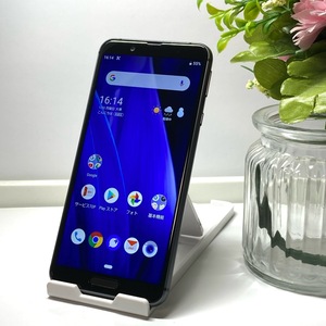 美品☆ SIMフリー AQUOS sense3 SHV45 ブラック★ ROM 64GB RAM 4GB バッテリー良好☆ 初期化済み スマホ本体 ポスト投函 送料無料