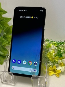 Google Pixel 4a ☆128GB☆ 液晶割れ 現状 ジャンク ソフトバンク ジャストブラック スマートフォン本体 A5771