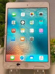 ジャンク Apple アップル iPad mini 16GB MD531J/A シルバー Wi-Fiモデル ※割れ・タッチNG 部品 Y41