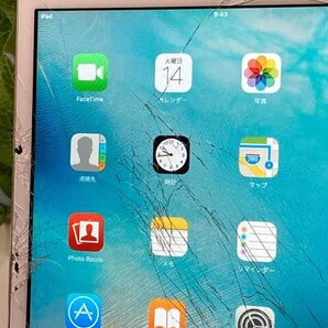 ジャンク Apple アップル iPad mini 16GB MD531J/A シルバー Wi-Fiモデル ※割れ・タッチNG 部品 Y41の画像4