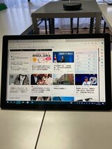 割れあり 現状 Microsoft Surface Pro 6 1796 Core i5 8350U メモリ8GB SSD256GB★ win10Pro タブレットPC本体 Y4_画像3