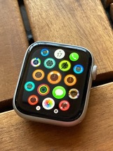 ペアリング確認済☆ Apple Watch Series5 GPSモデル 44mm A2093 MWVD2J/A シルバー スマートウォッチ 本体 バッテリー93％☆ A5849_画像3