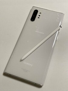 ジャンク 部品【docomo/SAMSUNG】Galaxy Note10+ 256GB SC-01M スマートフォン ホワイト スマホ本体 Y56