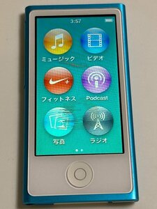Apple MD477J/A iPod nano 16GB MD477J/A (ブルー) iPod ※液晶に黒いスレ Y99