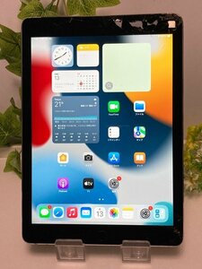 第2世代 Apple iPad Air 2 Wi-Fi+Cellular (au) 16GB MGGX2J/A 9.7インチ IOS13.7 ※液晶割れ 現状 ジャンク Y203