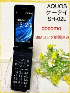 SH-02L* SIM Freed Como black 4G correspondence all reset settled * cheap SIM correspondence galake- sharp [ free shipping ] post mailing 