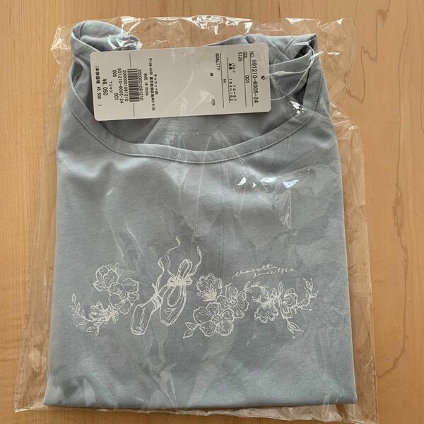 新品　チャコット 水色　Tシャツ　サイズM バレエ