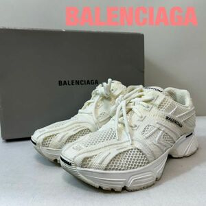 T0020★20 近年モデル BALENCIAGA バレンシアガ ファントム PHANTOM ファントム ローカット スニーカー ヴィンテージ加工 シューズ ロゴ