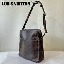 ★10.3 高級 LOUIS VUITTON ルイヴィトン LV 総柄 ショルダーバッグ 鞄 ボディバッグ サコッシュ マルソー M40264 モノグラム_画像1