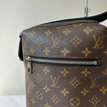 ★50 高級 Louis Vuitton ルイヴィトン トーレス モノグラム マカサー 斜め掛け レザー 総柄 LV メンズ カメラ ショルダー バッグ 鞄_画像7