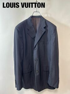 W0016★10 高級 Louis Vuitton ルイヴィトン メンズ テーラードジャケット スーツ ビジネス LVロゴ 52サイズ