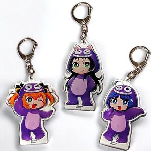 【未使用品】ななたまにあ ツインエンジェル クルミ 遥 葵 クジラッキー クジラッ着ぐるみ アクリルキーホルダー アクキー サミー