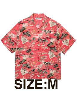 24SS WACKO MARIA Wacko Maria HAWAIIAN SHIRT RED M on blur aloha shirt ... city 