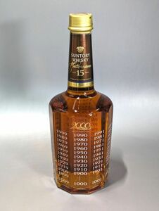 5-224-80　SUNTORY サントリー ミレニアム 15年 2000 ウイスキー 700ml 43％【古酒未開栓】