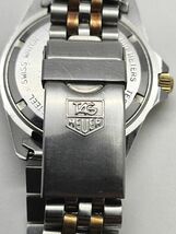 5-199-60 TAG HEUER タグホイヤー 980.020B★デイト 黒文字盤　プロフェッショナル　200M　クォーツ　_画像7