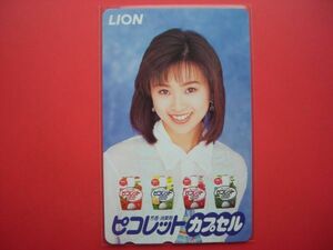 酒井法子　ライオン　ピコレット　110-175708　未使用テレカ