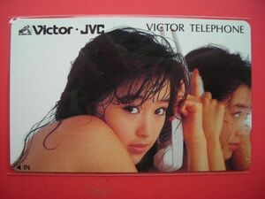 酒井法子　Victor・JVC　VICTOR　未使用テレカ