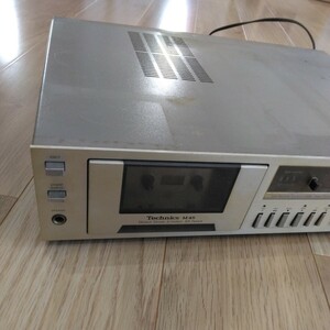 Technics Technics RS-M45 cassette deck Junk electrification only has confirmed other operation is not yet verification 
